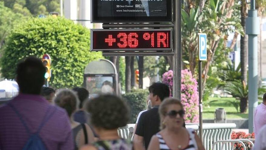 Las temperaturas sólo darán algo de tregua el jueves.