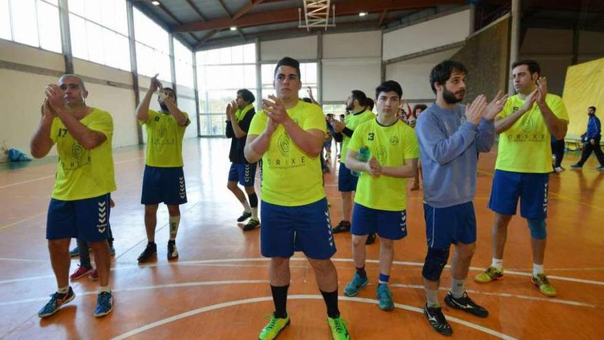 Los grovenses se medirán hoy en la segunda jornada al Maristas de Pamplona. // Gustavo Santos