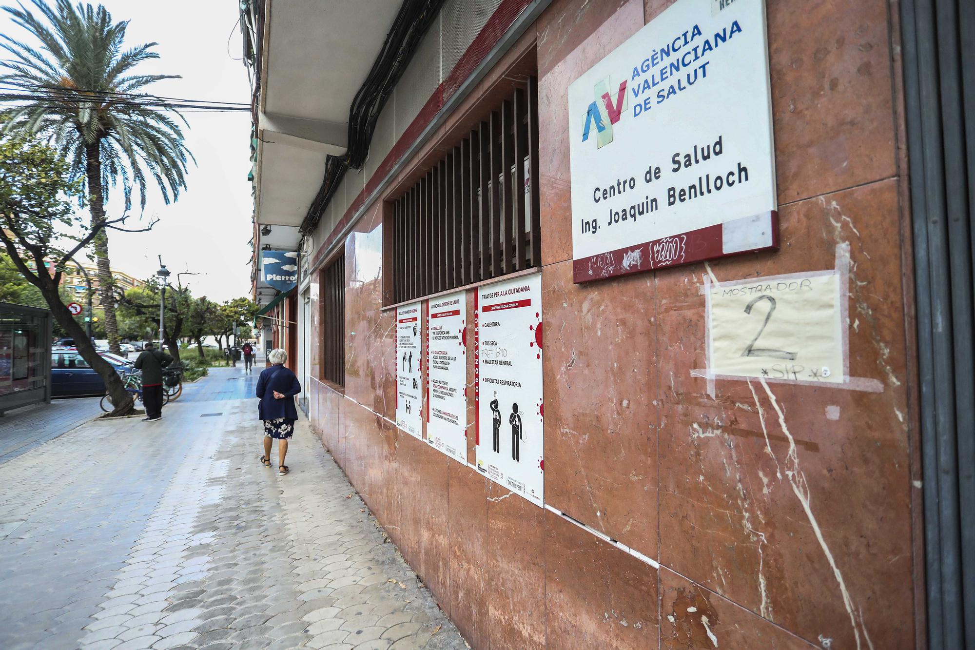 El centro de salud de Ingeniero Joaquín Benlloch, en Malilla, vuelve a la presencialidad