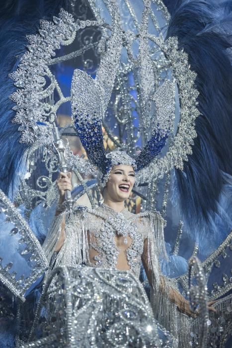 Sara Cruz, reina del Carnaval de Santa Cruz de Tenerife 2020