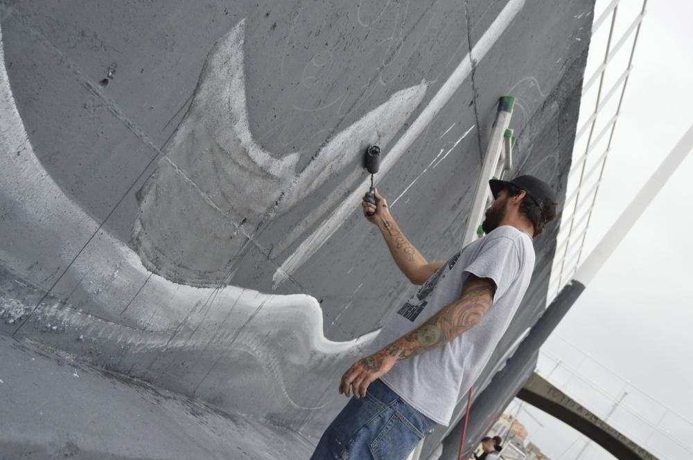 Gijón se llena de grafitis