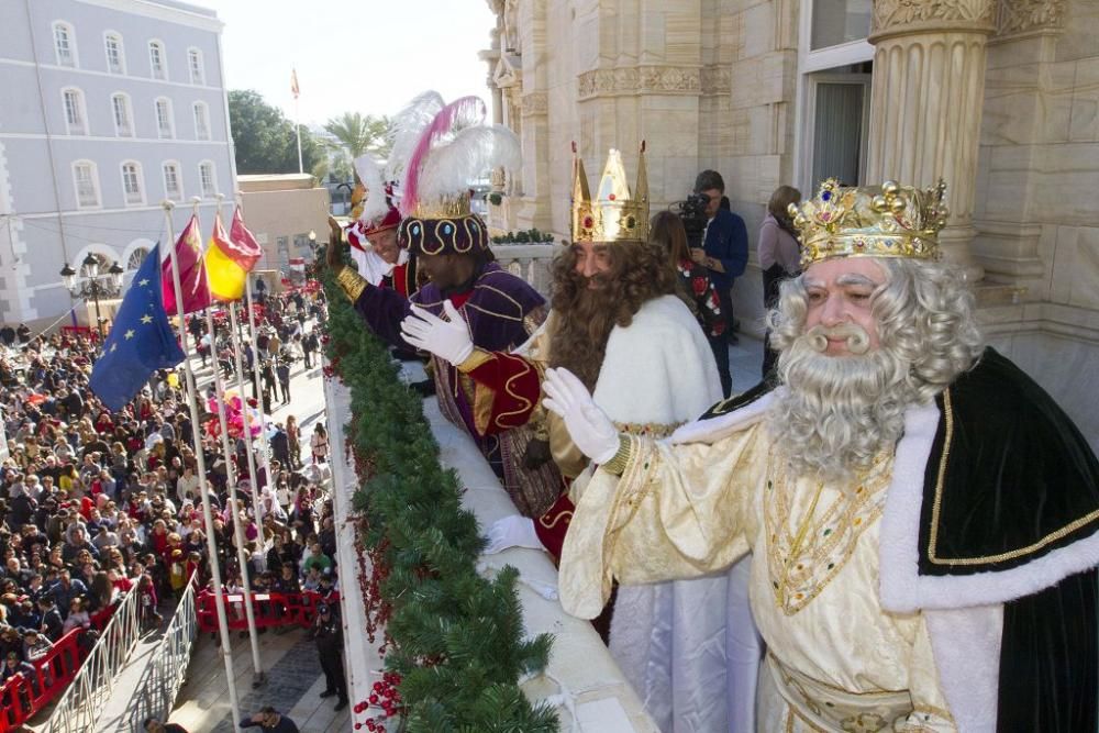 Los Reyes Magos desembarcan en Cartagena