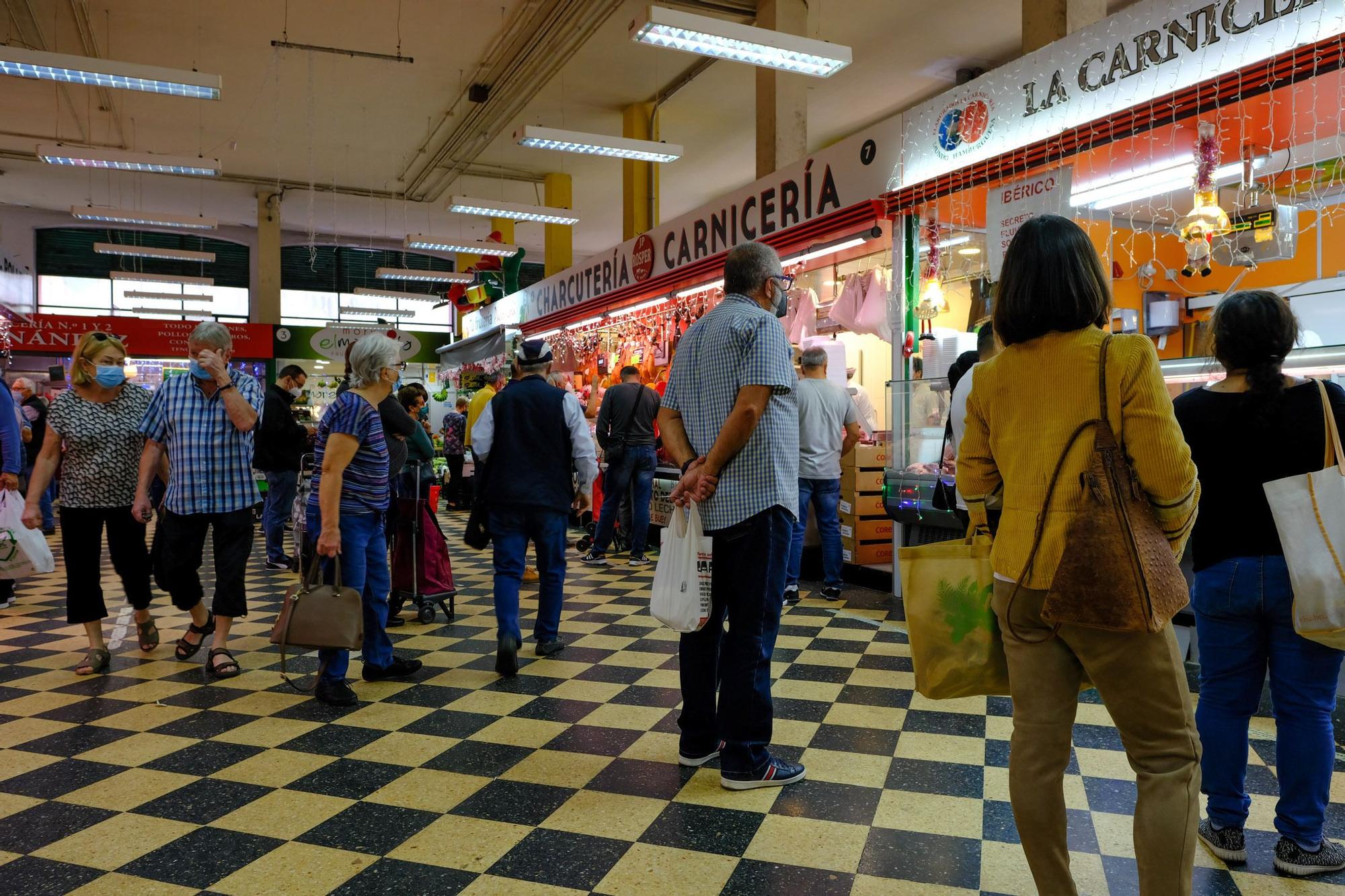Compras para la cena de Nochebuena en el Mercado Central de Las Palmas de Gran Canaria