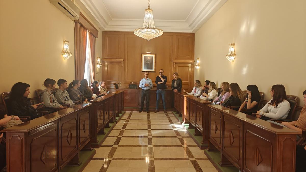 Estudiantes de Francia, Bulgaria y Turquía visitan Ontinyent dentro del programa Erasmus