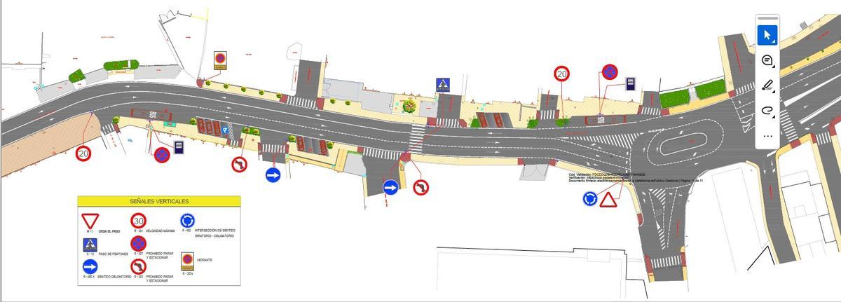 Así quedará el tráfico en la avenida Reina Sofía de Coín.