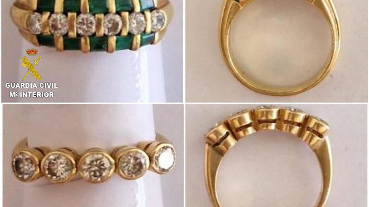 Los anillos robados tienen un valor de 3.000 euros.