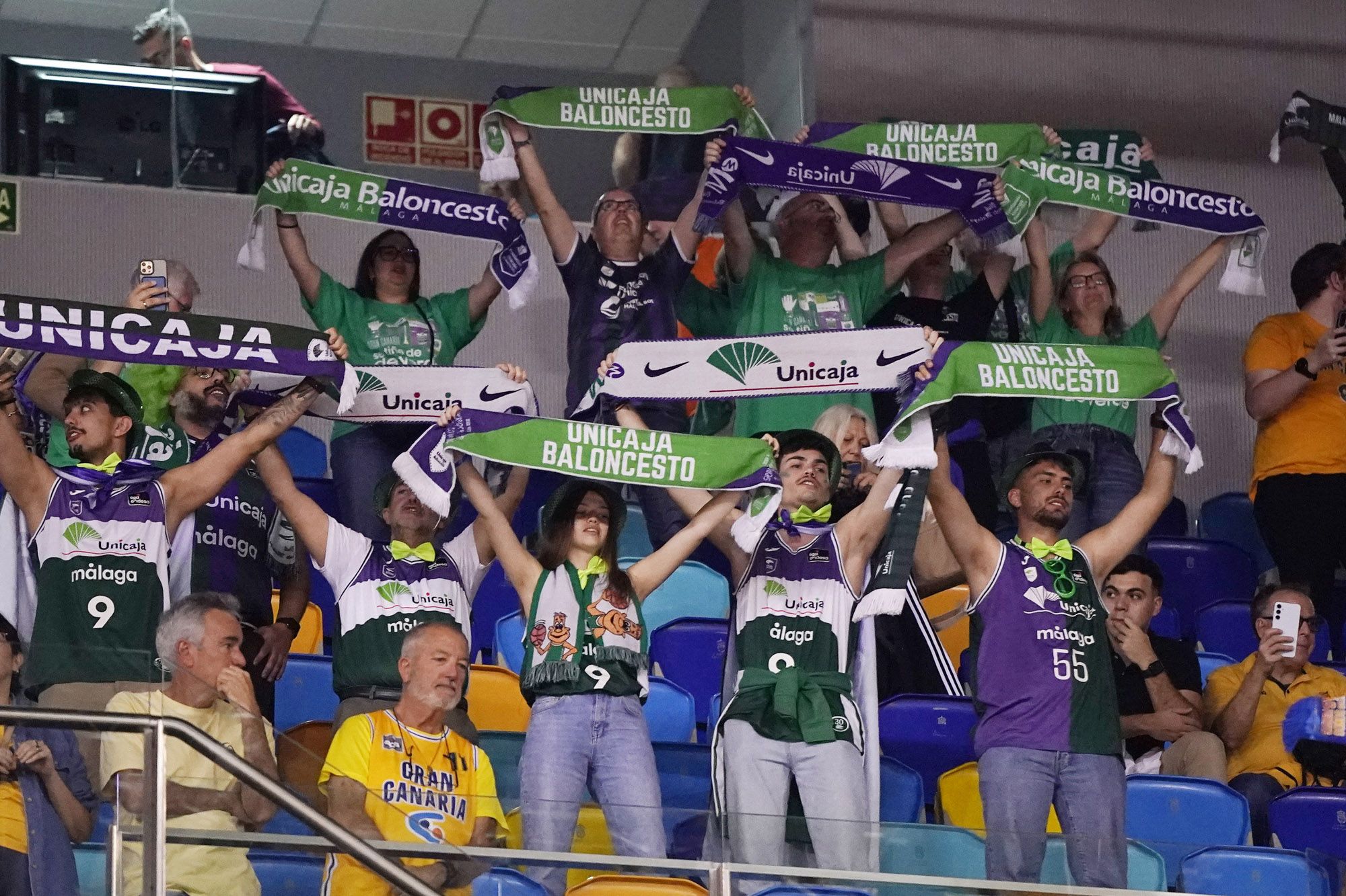 Partido de cuartos de final de la Copa entre Unicaja y Joventut