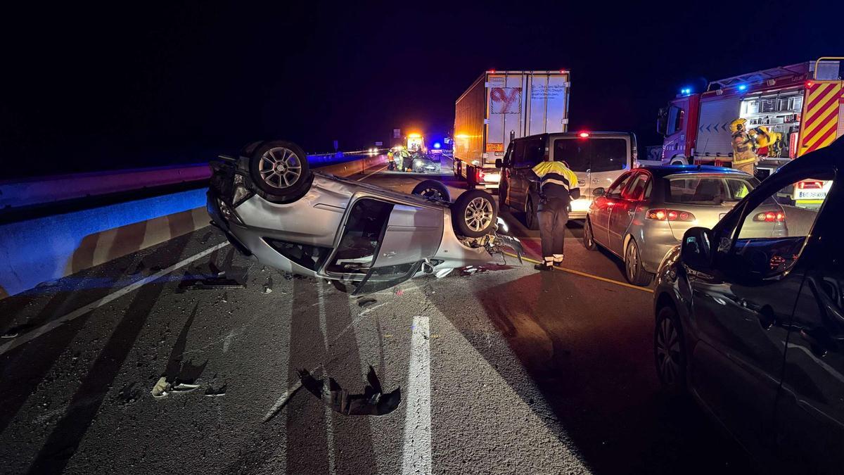 Imagen del siniestro en la C-17