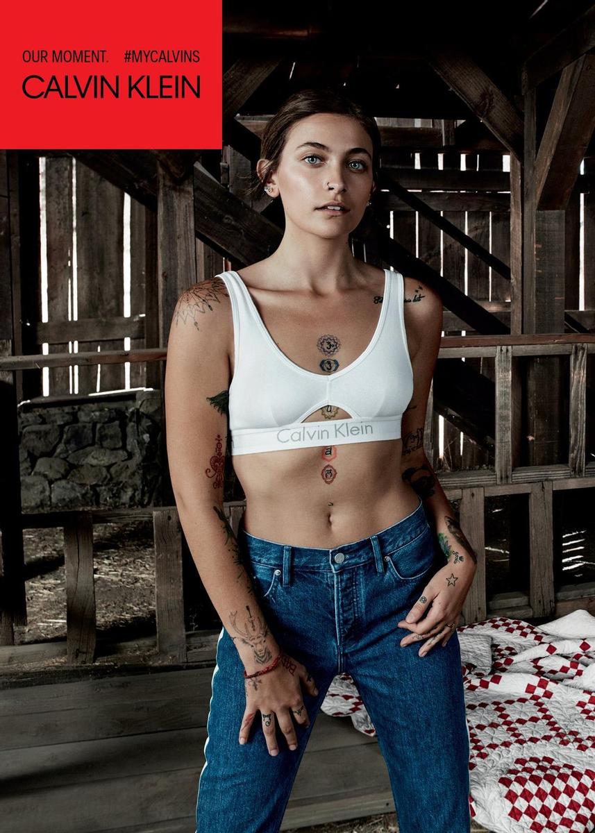 Paris Jackson para Calvin Klein