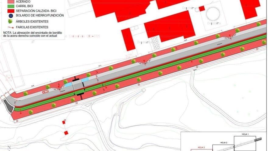 La segunda fase de reforma del Paseo de la Isla de Coria sale a licitación