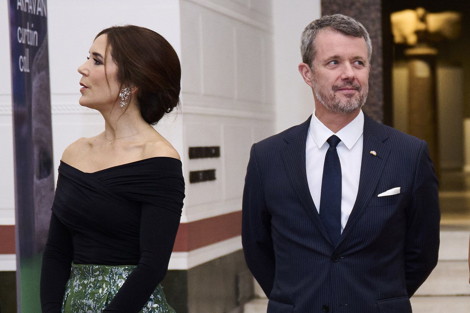 Mary Donaldson y el príncipe Federico de Dinamarca, en noviembre de 2023