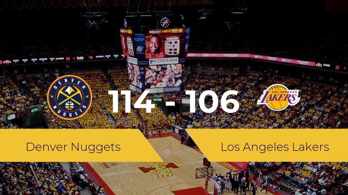 Denver Nuggets gana a Los Angeles Lakers (114-106)