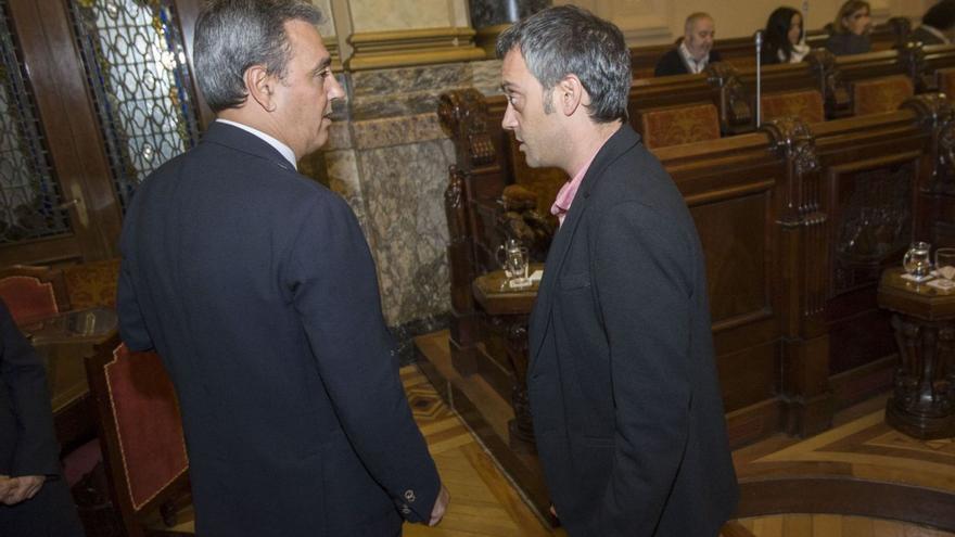 José Manuel García y Xulio Ferreiro, en 2017. | Casteleiro/R. A.