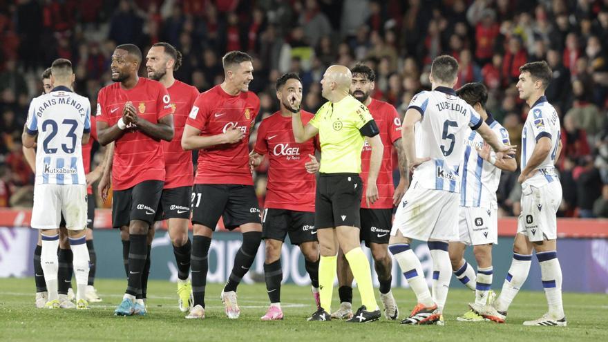 RCD Mallorca-Real Sociedad: solo un partido de sanción a Raíllo