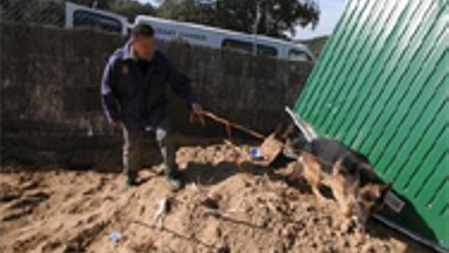 La Policía Nacional se incauta de más droga en el chalet de Campofrío en Badajoz