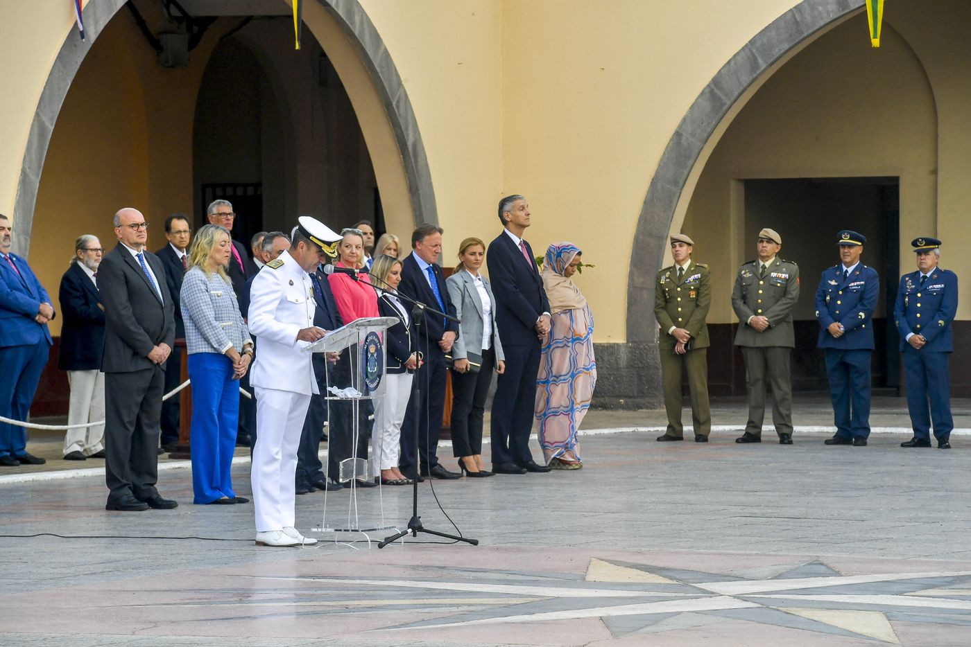 Toma de posesión de Santiago de Colsa, nuevo comandante almirante del Mando Naval de Canarias