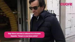 Iñigo Onieva habla por primera vez sobre el embarazo de su hermana: "Nada que comentar"