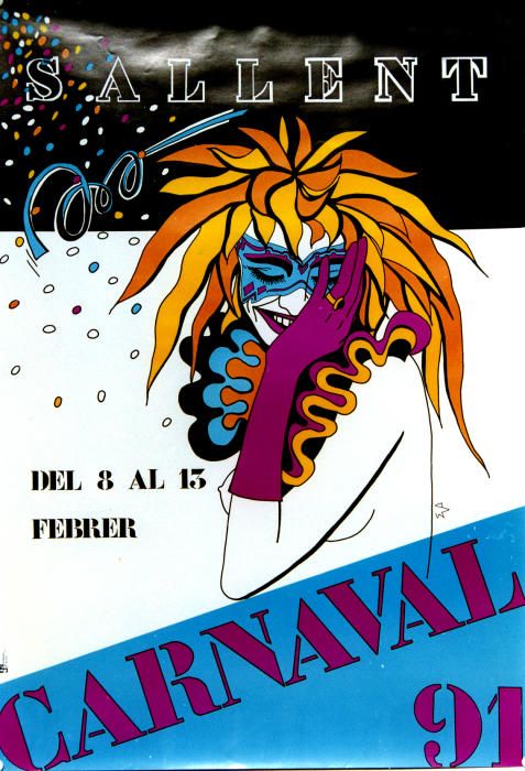 Tots els cartells del Carnaval de Sallent