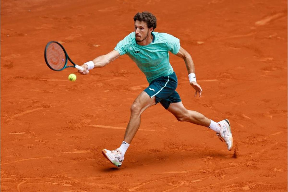 Pablo Carreño en el duelo ante Alejandro Davidovich (Mutua Madrid Open).