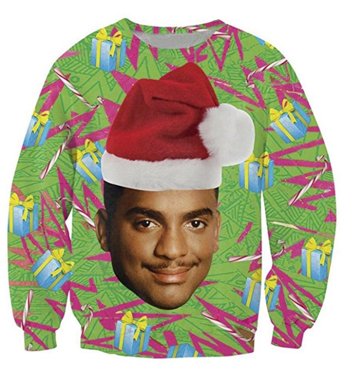 Día del jersey feo navideño: sudadera 'Carlton Banks' de Amazon