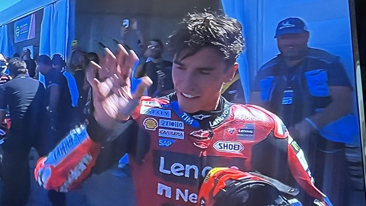GP DE ARAGÓN | El «chao, pescao» de Marc Márquez en el sábado triunfal de Aragón