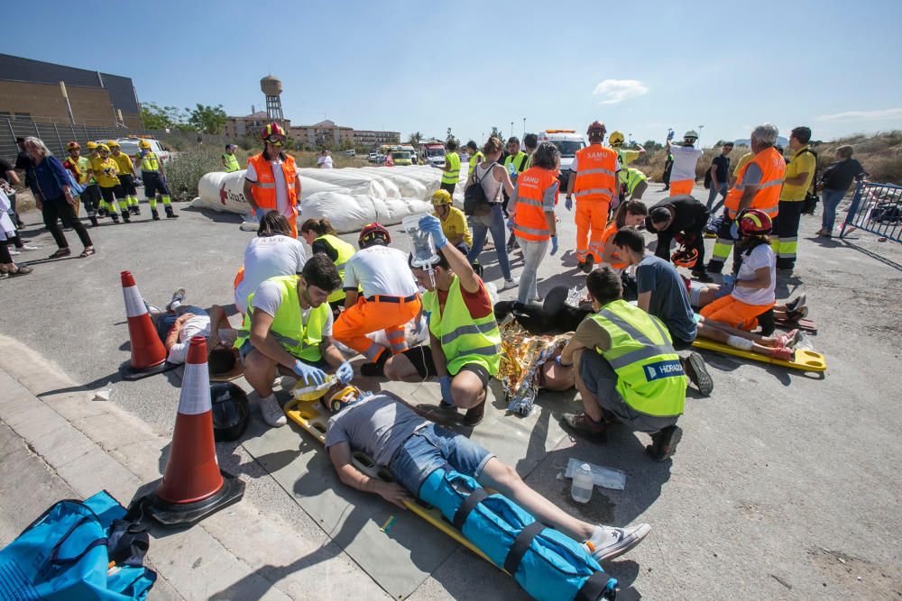 Simulacro de emergencias IES Leonado Da Vinci