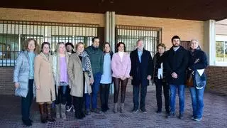 Ibarra, en el IES Valle del Jerte de Plasencia, por el aniversario del Estatuto de Autonomía