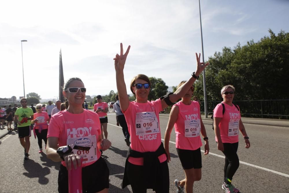 Carrera de la mujer en la zona este de Gijón.