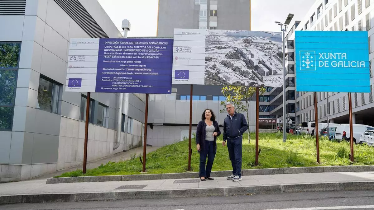 La Xunta rebaja la inversión en la ampliación del hospital de A Coruña para 2027 a la mitad de lo previsto