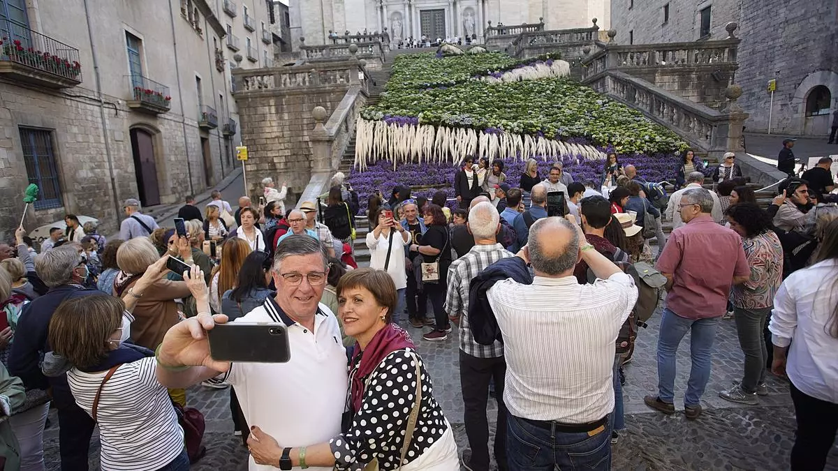 Els comerciants gironins confien que Temps de Flors serveixi per «salvar» el cop que suposa l'increment de preus