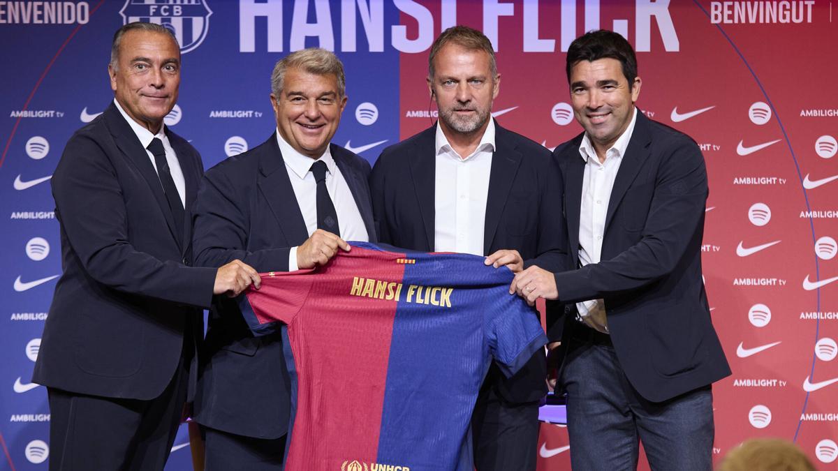 Joan Laporta explicó el caso de la inscripción de Dani Olmo y Pau Víctor