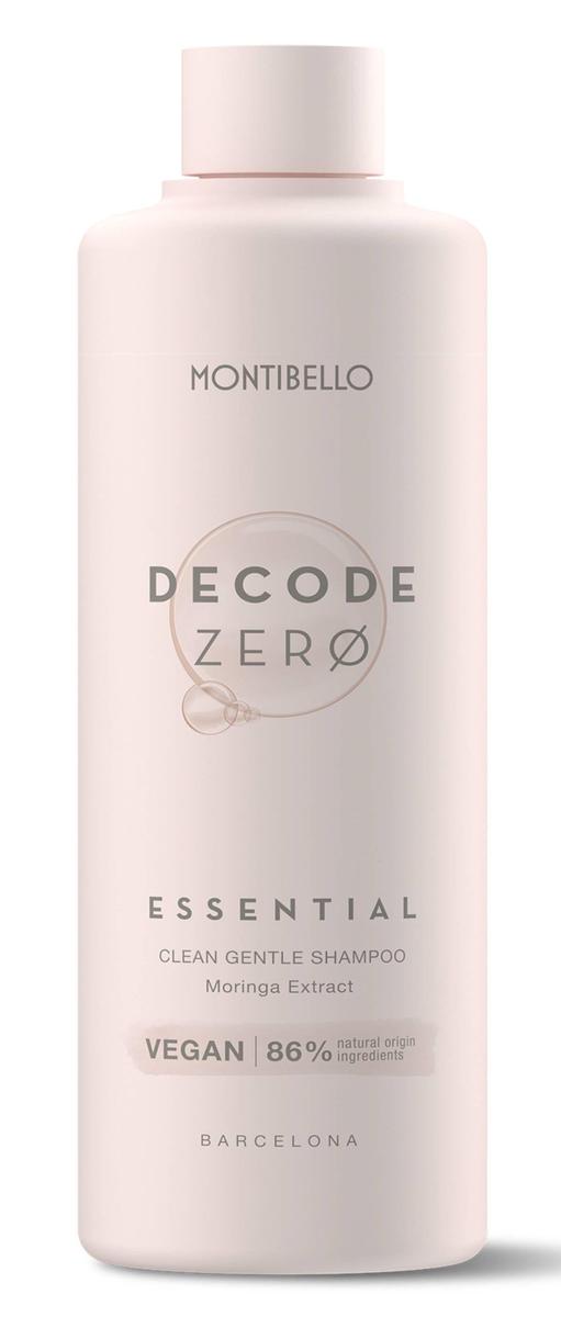 Essential shampoo Decode Zero, de Montibello