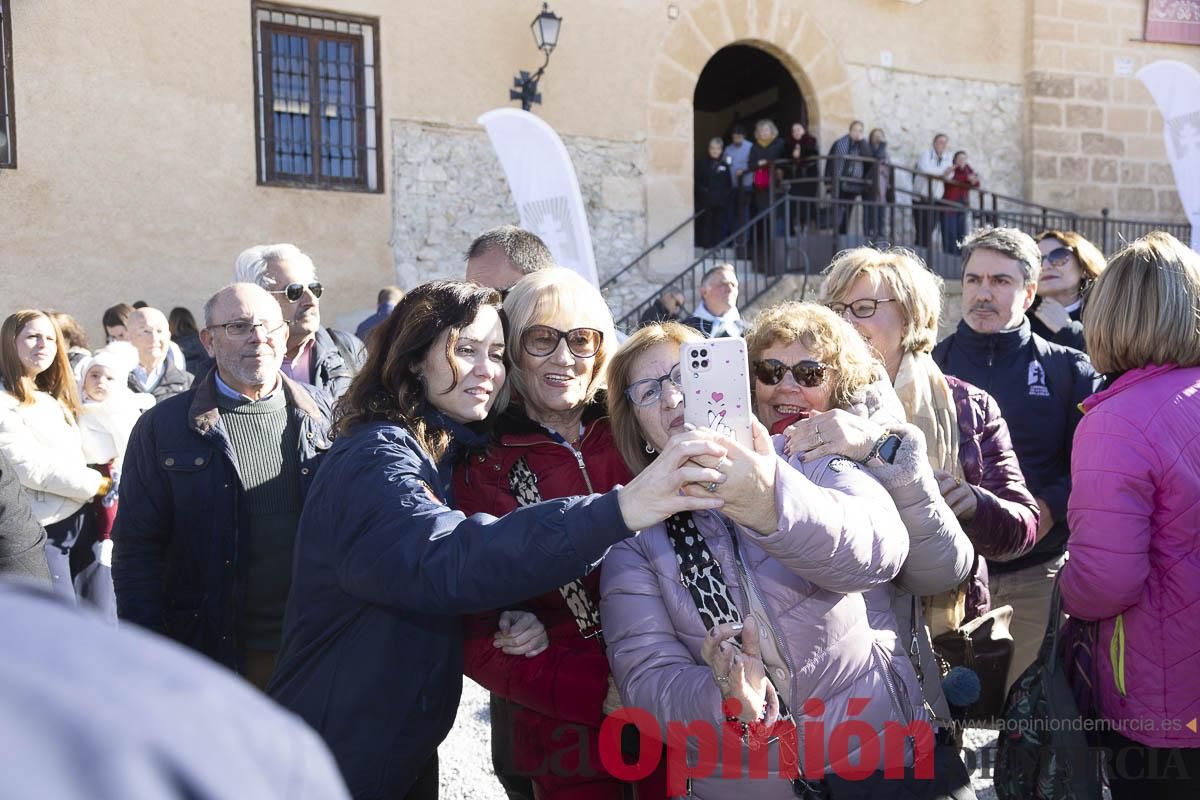 Así ha sido la visita de Isabel Díaz Ayuso a Caravaca de la Cruz