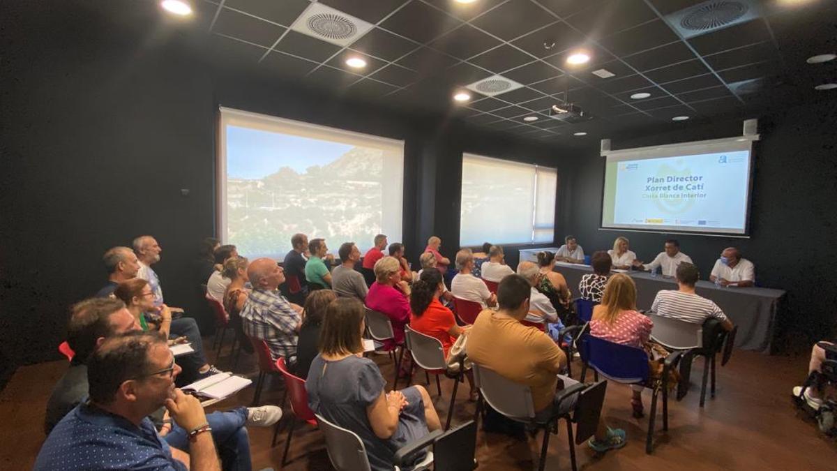 La presentación del Plan Director Xorret de Catí en Petrer.
