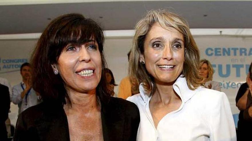 La nueva presidenta del PPC Alicia Sánchez-Camacho y Montserrat Nebrera