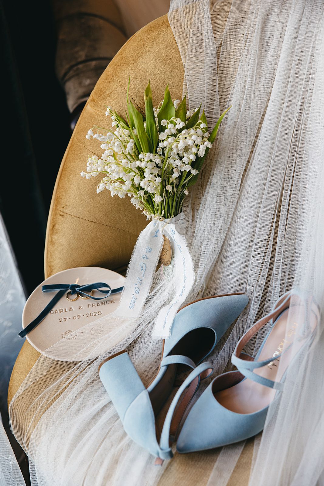 Boda de Carla Colprim, corte de honor 2022, y Franck Llorach