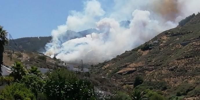 Incendio en la cumbre de Gran Canaria