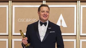 Brendan Fraser se emociona al hablar de su hijo tras ganar el Oscar a mejor actor