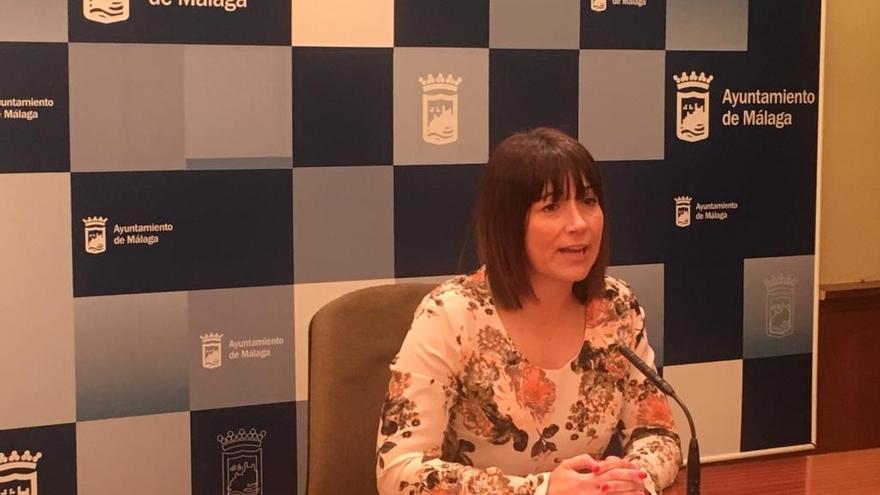 Ruth Sarabia, ayer en rueda de prensa.