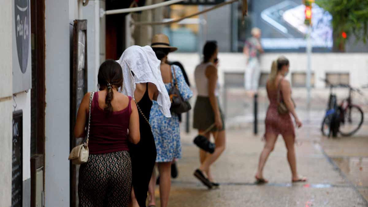 Imágenes de la lluvia torrencial en Ibiza y Formentera