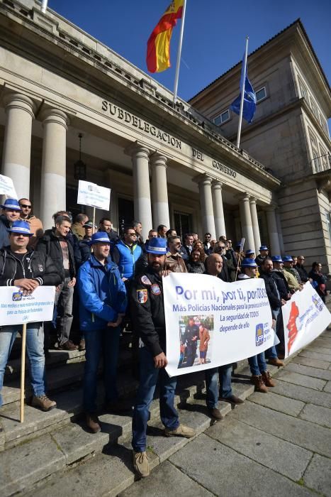 La Policía Nacional pide más medios en Pontevedra