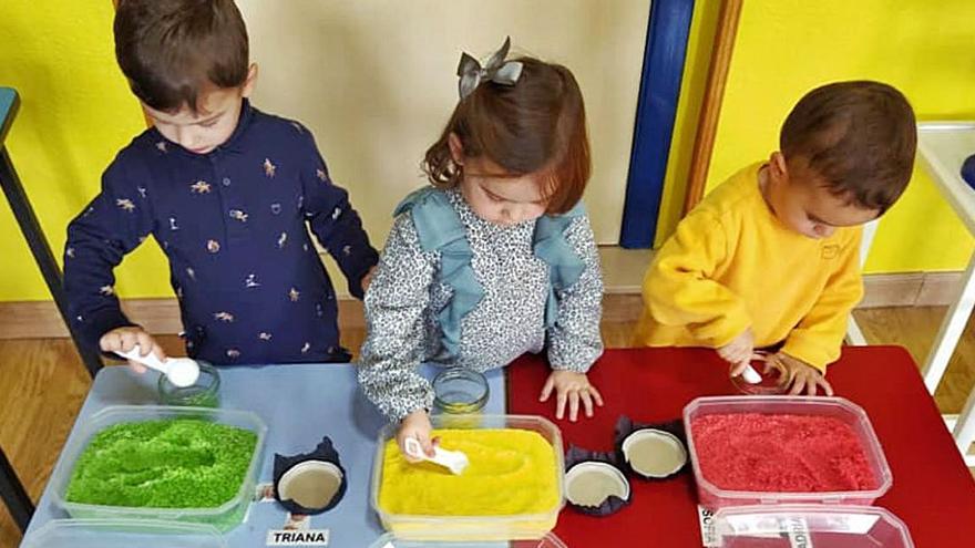 Alumnado de la Escuela Infantil del Patronato San José, en una actividad.