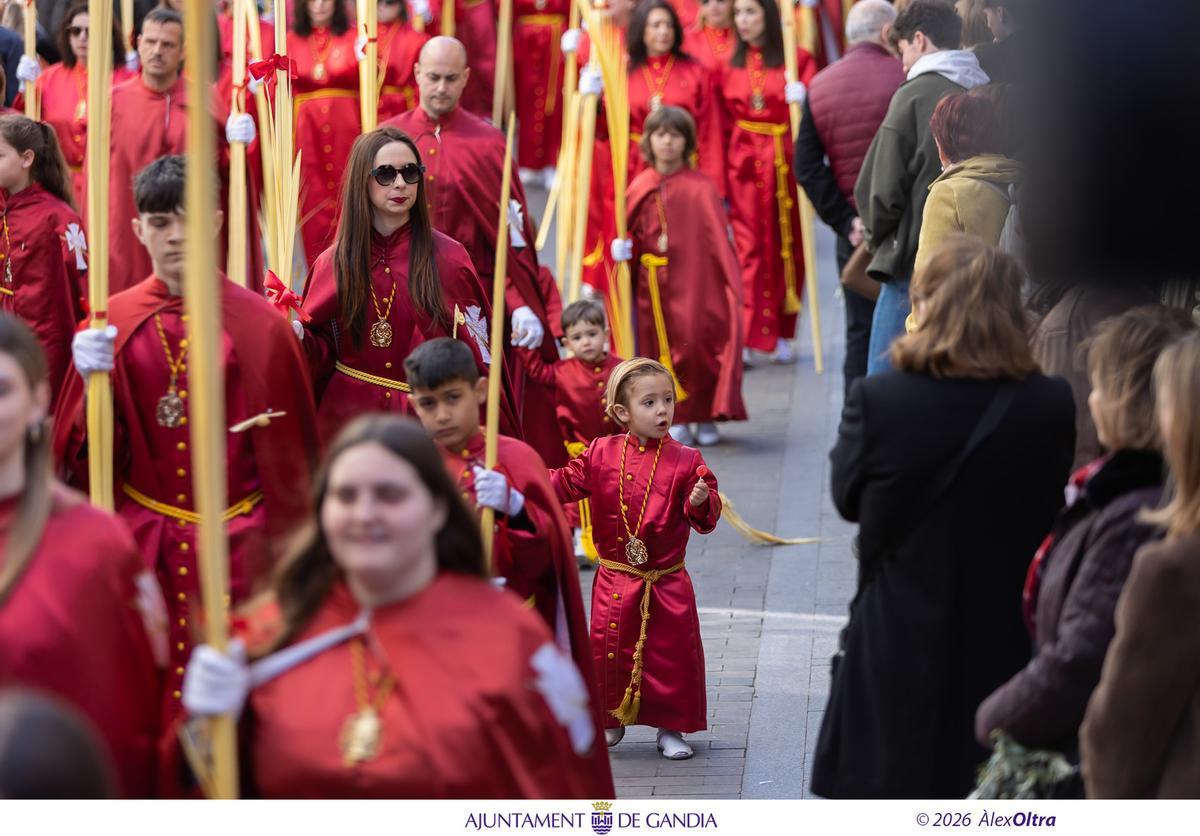 Gandia abre la Semana Santa con el Domingo de Ramos y el Vía Crucis Viviente