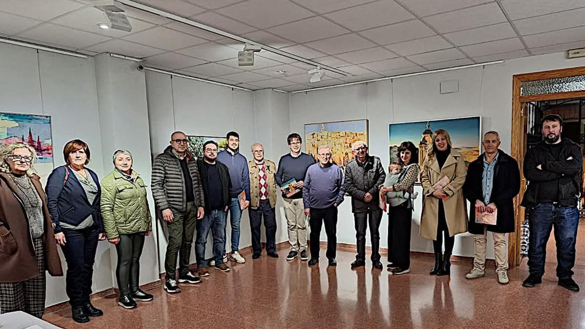 Actos de entrega de los premios del concurso de pintura celebrado en Bocairent.