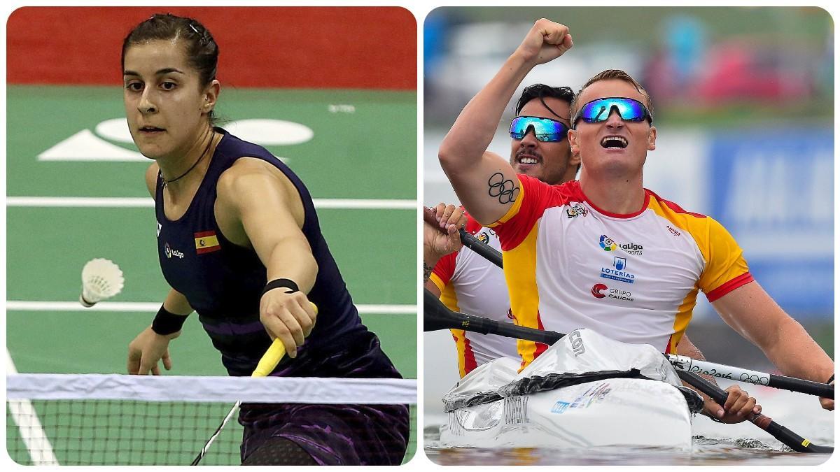 Marín y Cooper portarán la bandera española en París