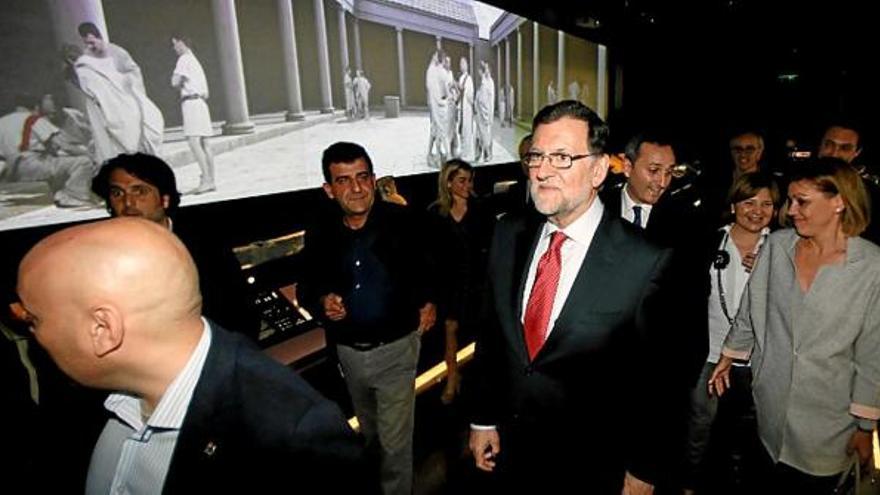 Mariano Rajoy, ahir al Museu Arqueològic d&#039;Alacant