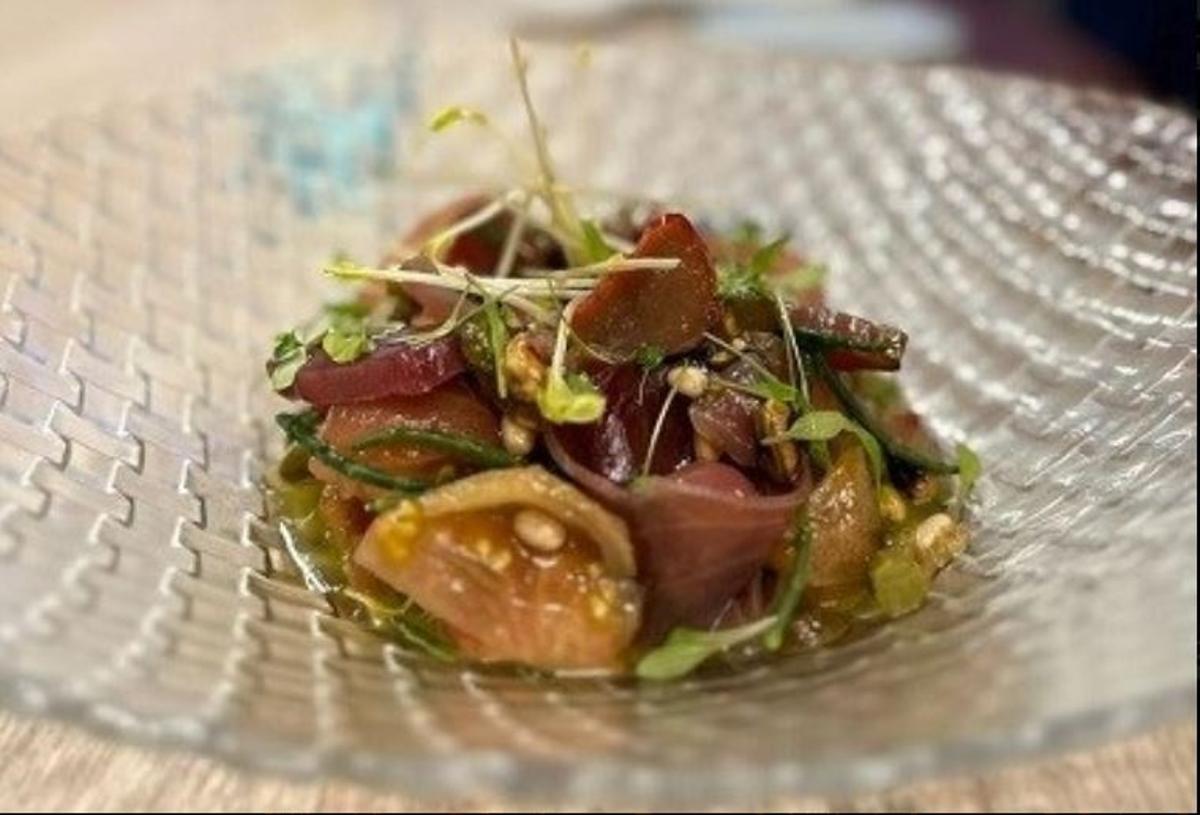 Plato del restaurante Trasluz.