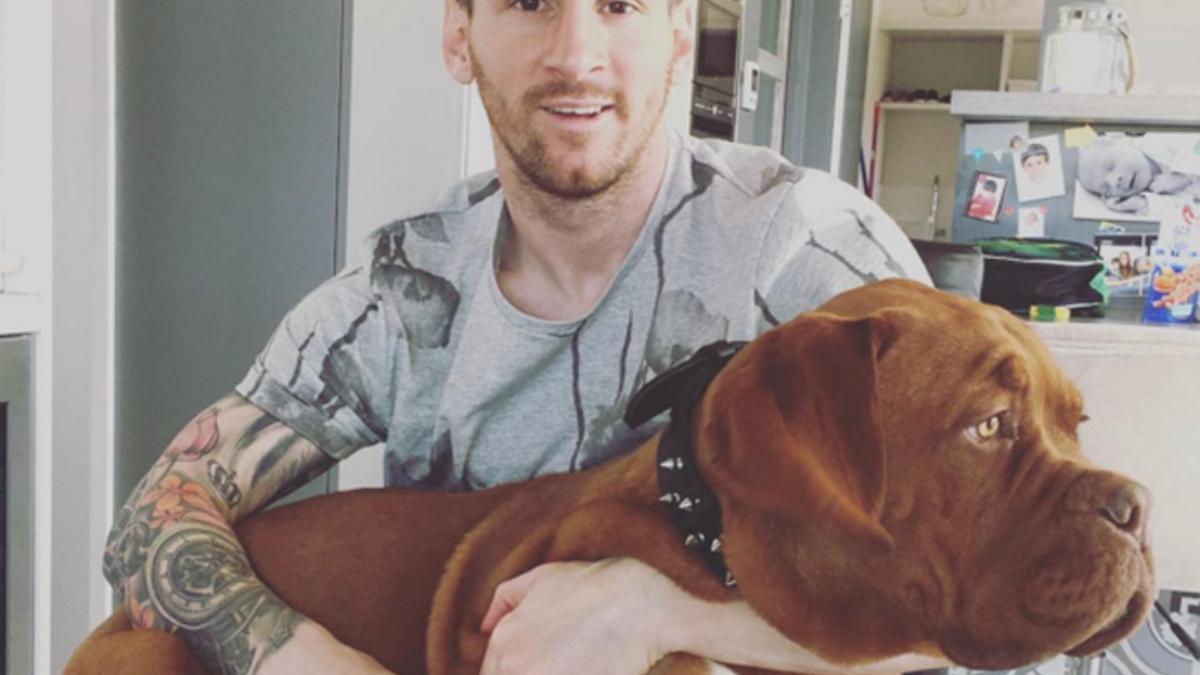 Messi y su perro