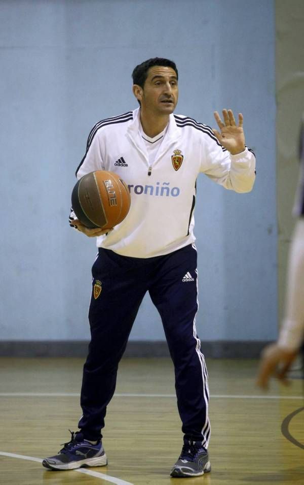 Entrenamiento del Real Zaragoza en el Príncipe Felipe