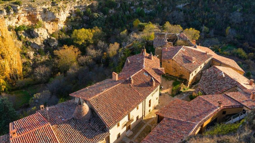 Pueblo en Castilla y León, España